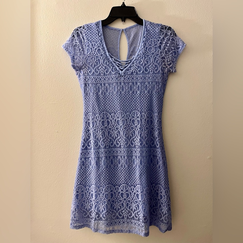 Hollister Lavender Lace Dress size M